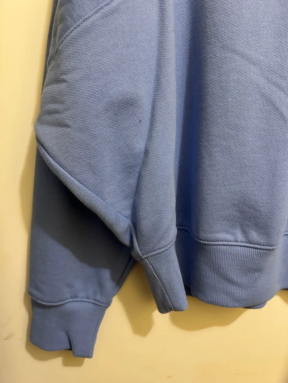 Wild Fable NWT Blue 1/2 Zip Pullover W/‘I love sports, no joke.' Embroidery, XXL - Picture 3 of 9
